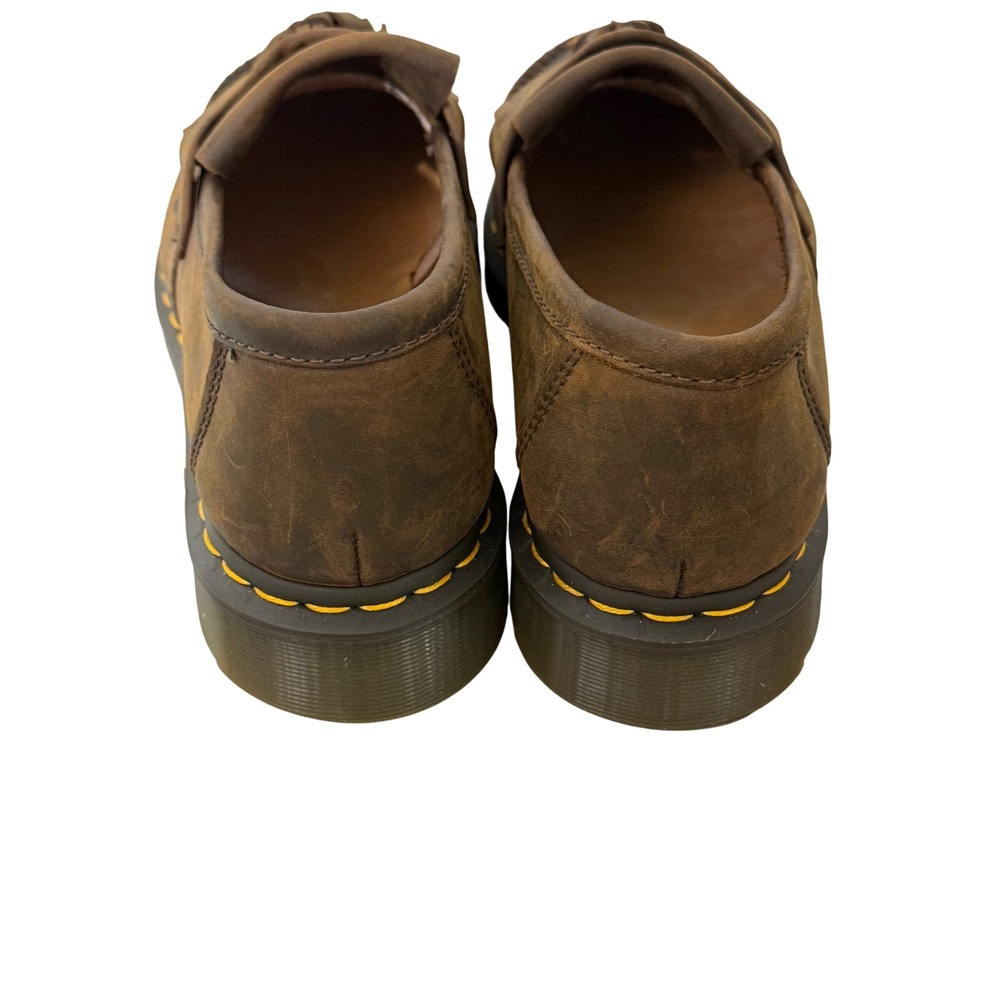 Dr. Martens Adrian Tassel Loafers Mens Size 11 Brown Crazy Horse 24370201 - Picture 6 of 8
